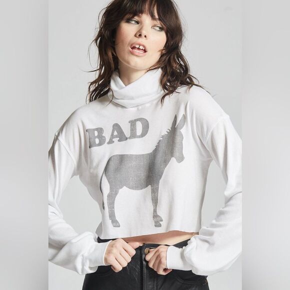 Recycled Karma Brands Odd People - Bad Donkey Turtleneck - NWT - M - Picture 1 of 5